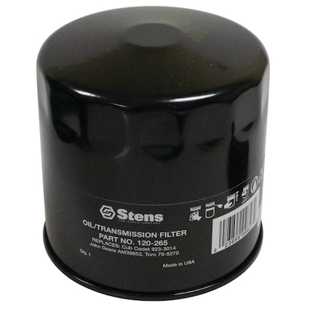Stens Transmission Filter For Toro 300, 400 And 500 Hydro Series 106-5830, 108335, 79-5270 120-265